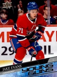 2020-21 Upper Deck Base Set Jake Evans #247 card