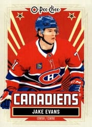 2025-26 O-Pee-Chee Base Retro Jake Evans #58 card