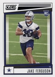 2022 Score Base Set Jake Ferguson #375 card
