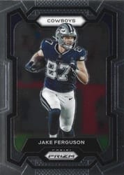 2023 Panini Prizm Base Set Jake Ferguson #75 card