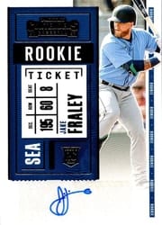 2020 Panini Contenders Base Set Jake Fraley #161 card