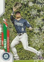 2020 Topps Holiday Base Set Jake Fraley #HW69 card