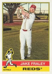 2025 Topps Heritage Base Set Jake Fraley #686 card