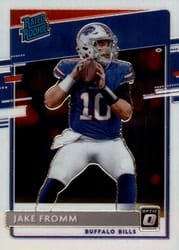 2020 Donruss Optic Base Set Jake Fromm #155 card