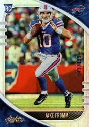 2020 Panini Absolute Base Set Jake Fromm #143 card