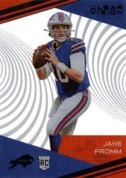2020 Panini Chronicles Clear Vision Rookies Jake Fromm #CV-29 card