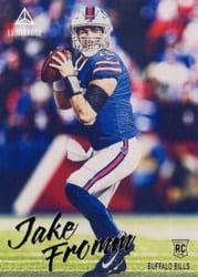 2020 Panini Chronicles Luminance Update Rookies Jake Fromm #209 card