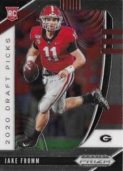 2020 Panini Prizm Draft Picks Base Set Jake Fromm #111 card