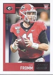 2020 Score Base Set Jake Fromm #356 card