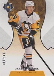 2019-20 Upper Deck Ultimate Collection Base Set Jake Guentzel #6 card