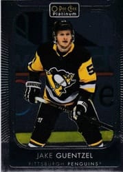 2021-22 O-Pee-Chee Platinum Base Set Jake Guentzel #21 card