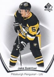 2021-22 SP Authentic Base Set Jake Guentzel #90 card