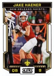 2023 Score Base Set Jake Haener #309 card