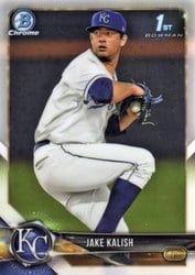 2018 Bowman Chrome Prospects Jake Kalish #BCP77 card