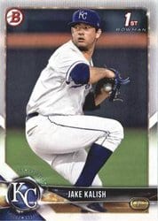 2018 Bowman Prospects Jake Kalish #BP77 card