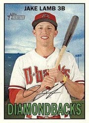 2016 Topps Heritage Base Set Jake Lamb #39 card
