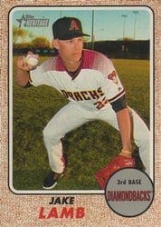2017 Topps Heritage Base Set Jake Lamb #464 card