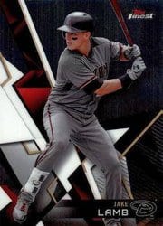 2018 Finest Base Set Jake Lamb #105 card