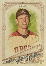 2018 Topps Allen & Ginter Base Set Jake Lamb #273 card