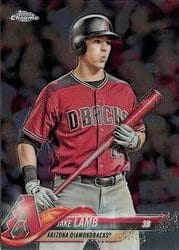 2018 Topps Chrome Base Set Jake Lamb #106 card