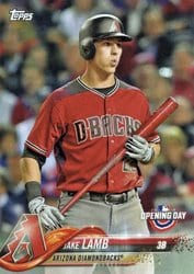 2018 Topps Opening Day Base Set Jake Lamb #9 card