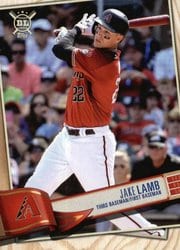 2019 Topps Big League Base Set Jake Lamb #187 card