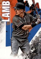 2019 Topps Fire Base Set Jake Lamb #33 card