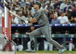 2020 Topps Base Set Jake Lamb #158 card