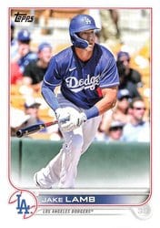 2022 Topps Update Base Set Jake Lamb #US57 card