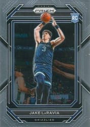 2022-23 Panini Prizm Base Set Jake LaRavia #244 card