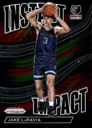 2022-23 Panini Prizm Instant Impact Jake LaRavia #17 card