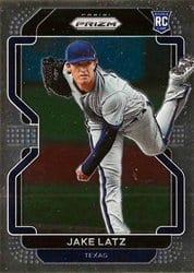 2022 Panini Prizm Base Set Jake Latz #231 card