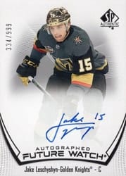 2021-22 SP Authentic Base Set Jake Leschyshyn #163 card