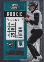 2020 Panini Contenders Optic Base Set Jake Luton #90 card