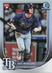 2025 Bowman Chrome Base Set Jake Mangum #50b card