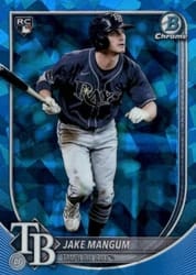 2025 Bowman Chrome Sapphire Edition Base Set Jake Mangum #50 card