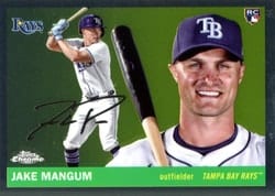 2025 Topps Chrome Platinum Base Set Jake Mangum #293 card