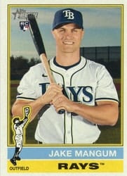 2025 Topps Heritage Base Set Jake Mangum #693b card