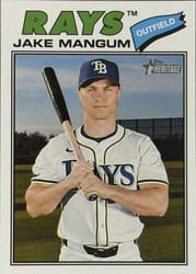 2026 Topps Heritage Base Set Jake Mangum #227 card
