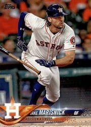 2018 Topps Base Set Jake Marisnick #128 card