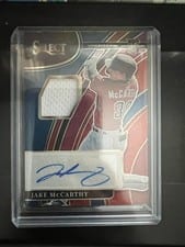 2022 Panini Select Rookie Jersey Autographs Jake McCarthy #RJA-JM card