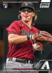 2022 Stadium Club Chrome Base Set Jake McCarthy #163 card