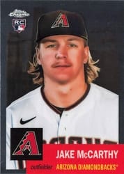 2022 Topps Chrome Platinum Anniversary Base Set Jake McCarthy #351 card