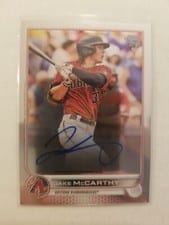 2022 Topps Chrome Rookie Autographs Jake McCarthy #RA-JMC card