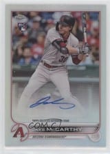 2022 Topps Chrome Update Autograph Jake McCarthy #AC-JMC card