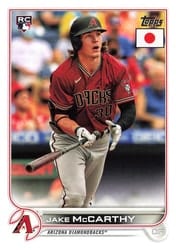 2022 Topps Japan Edition Base Set Jake McCarthy #110 card