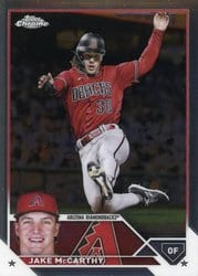 2023 Topps Chrome Base Set Jake McCarthy #86 card