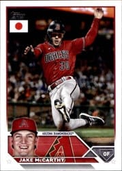 2023 Topps Japan Edition Base Set Jake McCarthy #13 card