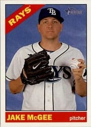 2015 Topps Heritage Base Set Jake McGee #81 card