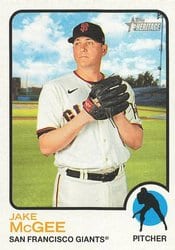 2022 Topps Heritage Base Set Jake McGee #293 card